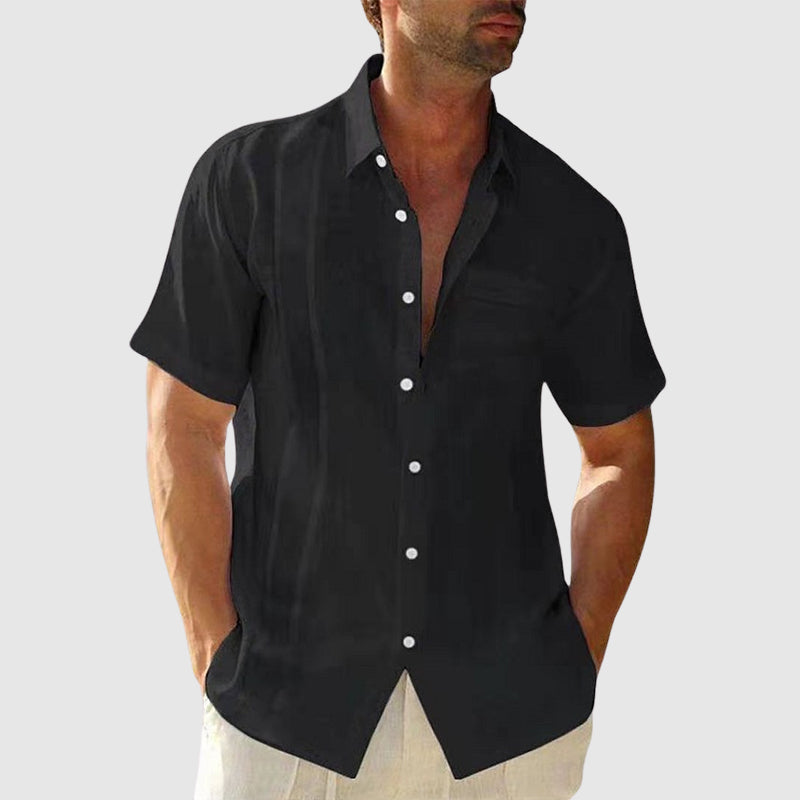 Camisa de verão em linho elegante