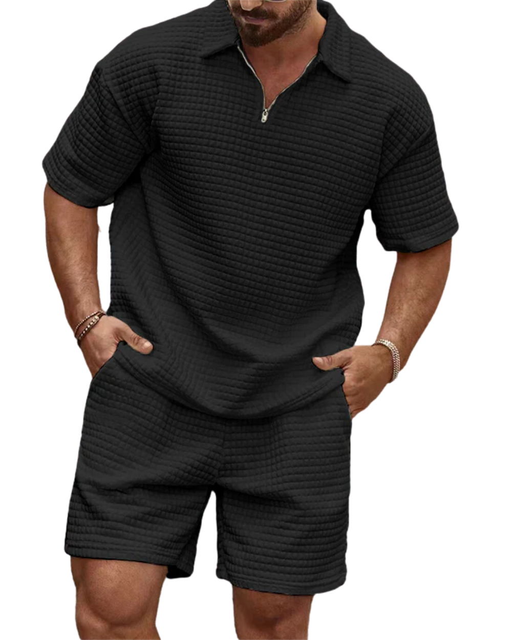 Conjunto de malha waffle