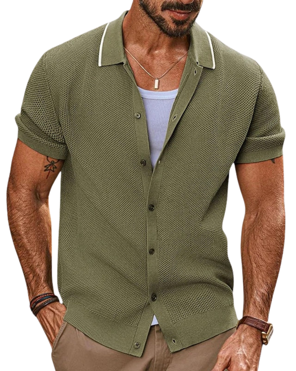 Camisa de malha Napels