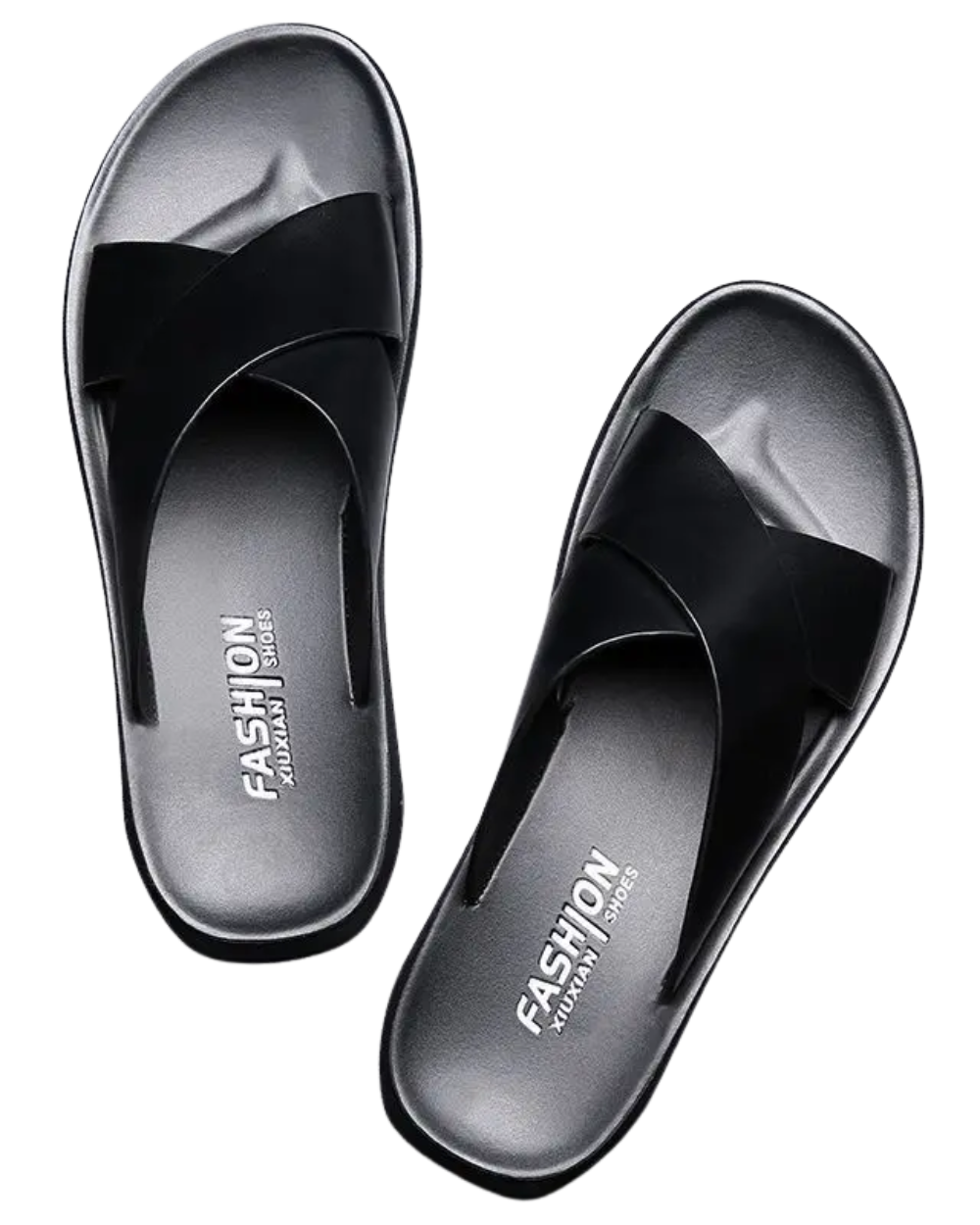 Sandálias de couro elegantes