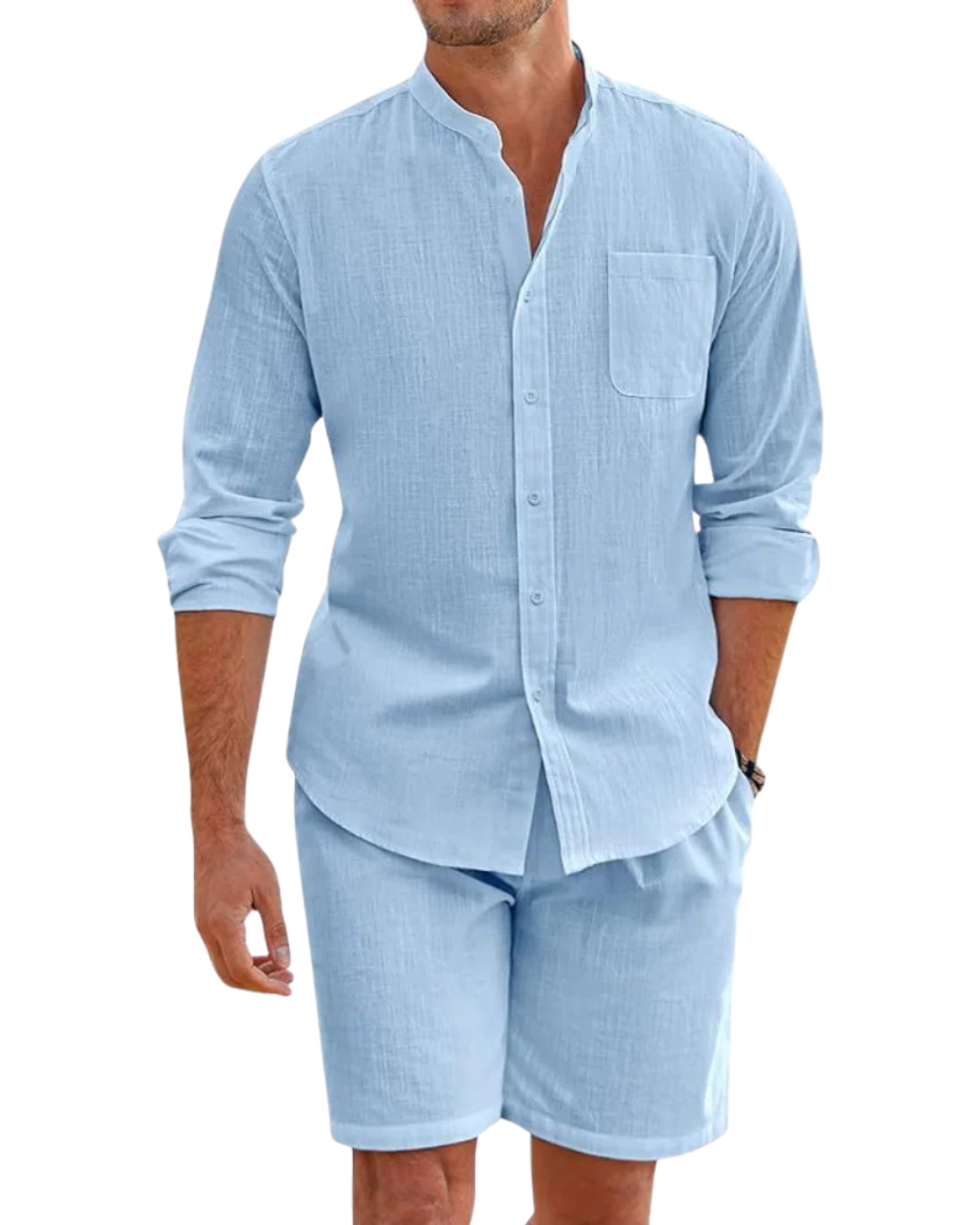 Conjunto de verão em linho