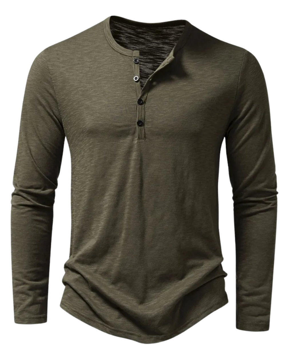 Camisa pólo de algodão de mangas compridas