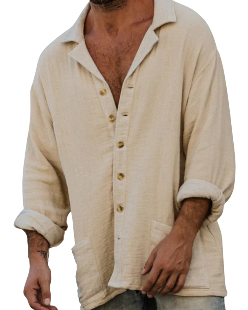 Camisa de linho Palm Springs