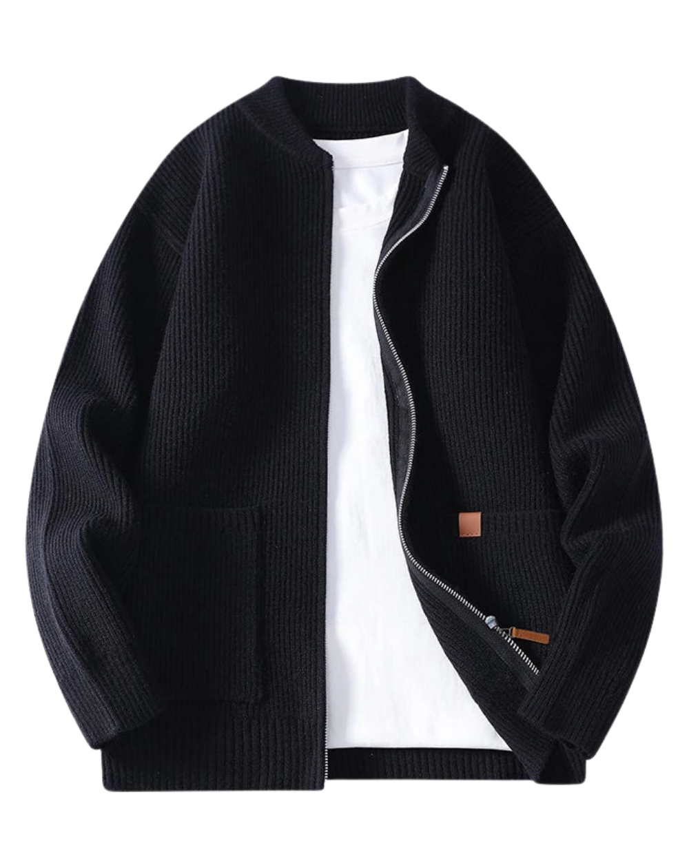 Casaco de malha elegante