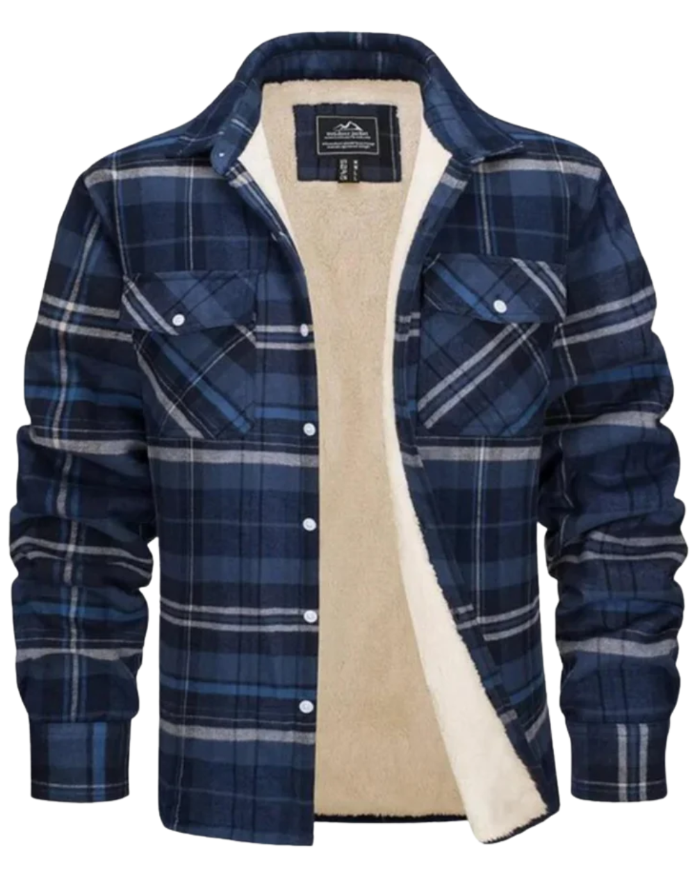 Casaco elegante com forro polar