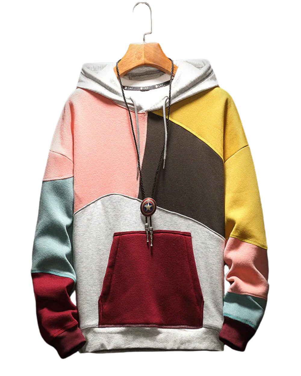 Camisola com capuz elegante