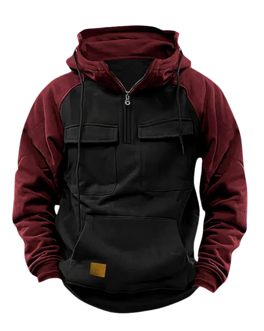 Camisola com capuz elegante