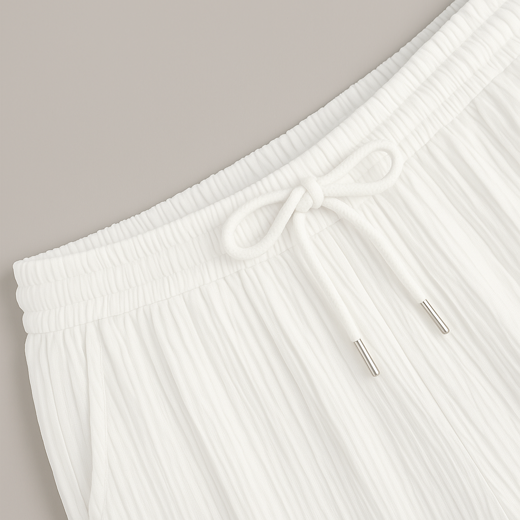 Conjunto de linho elegante