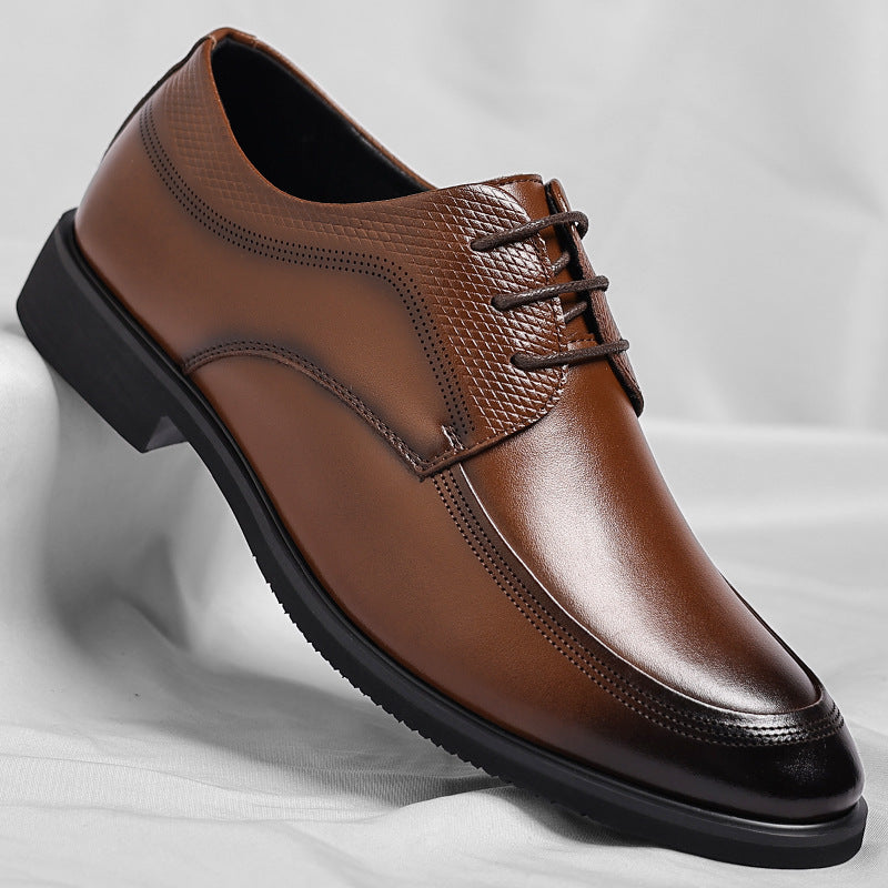 Sapatos Oxford de couro para negócios