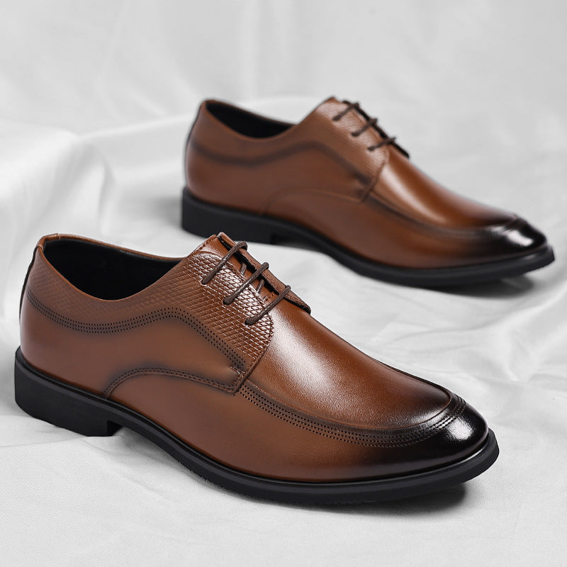 Sapatos Oxford de couro para negócios