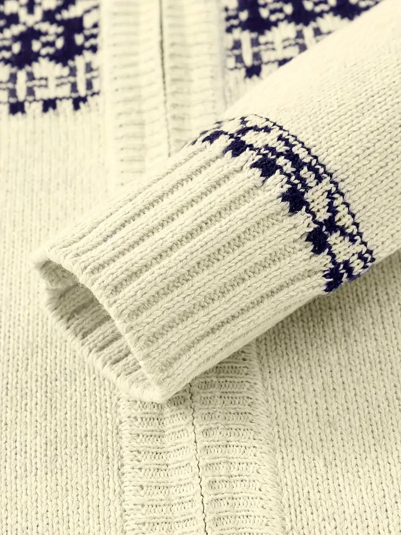 Casaco de malha elegante