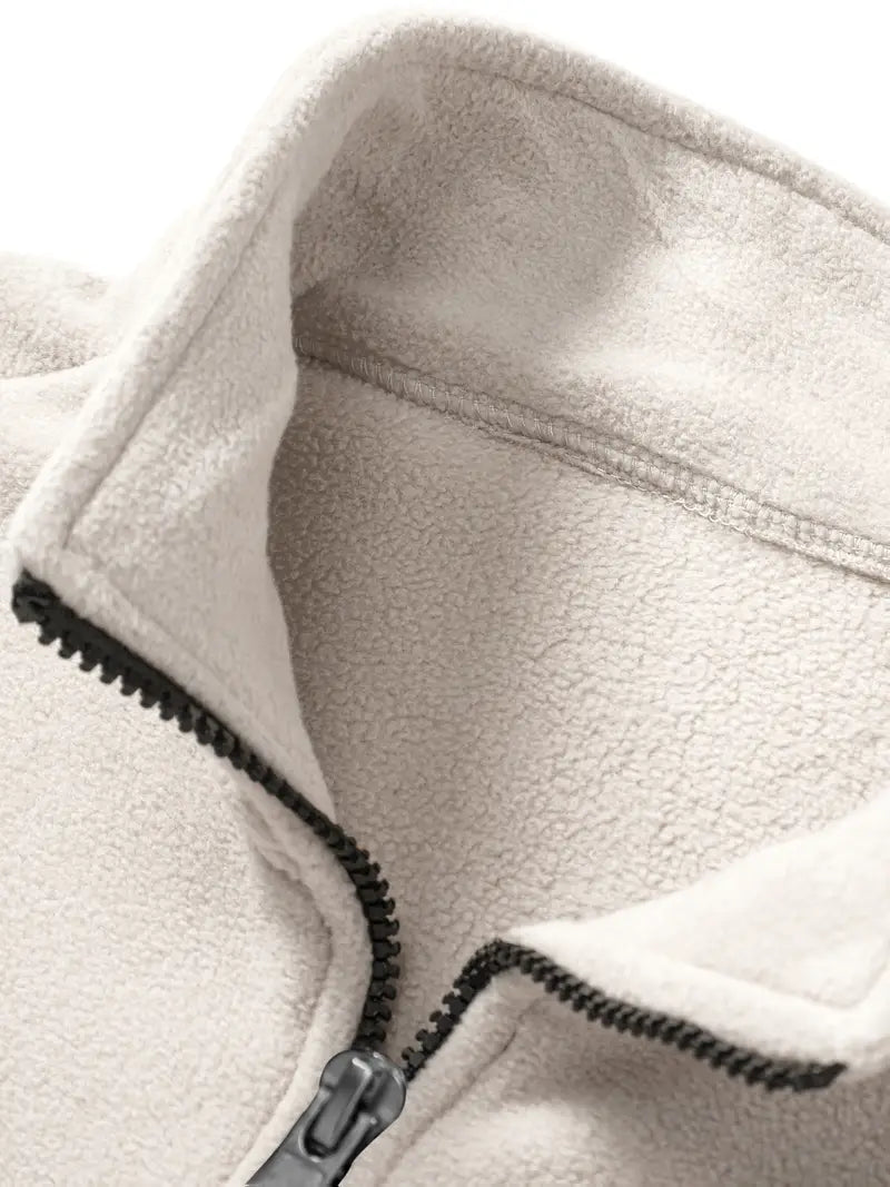 Camisola de manga comprida com fecho