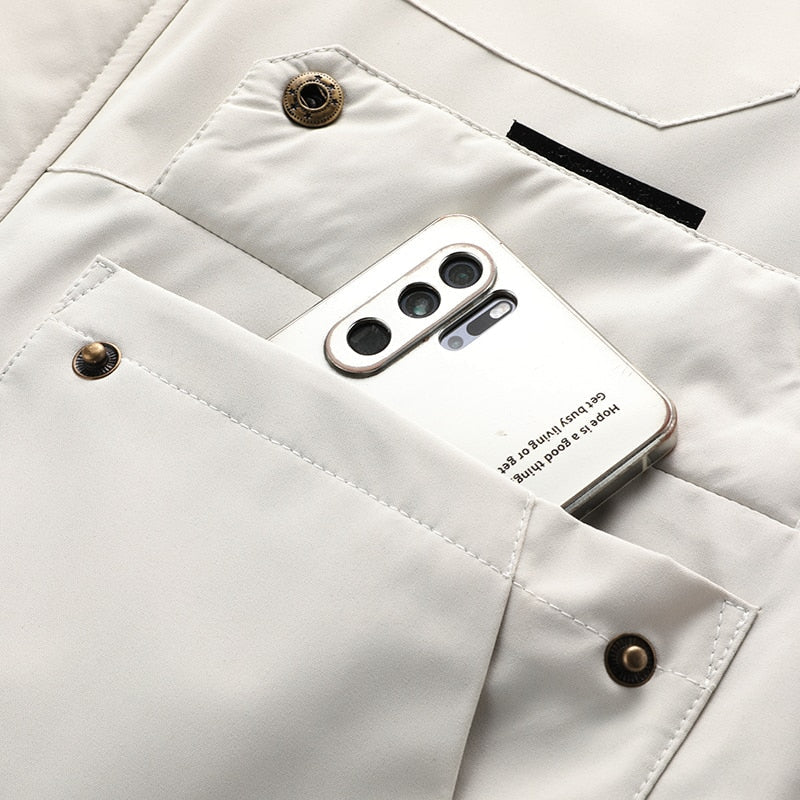 Casaco de exterior impermeável