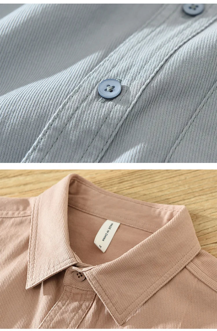 Camisa de algodão de manga curta