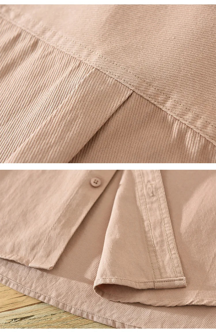 Camisa de algodão de manga curta