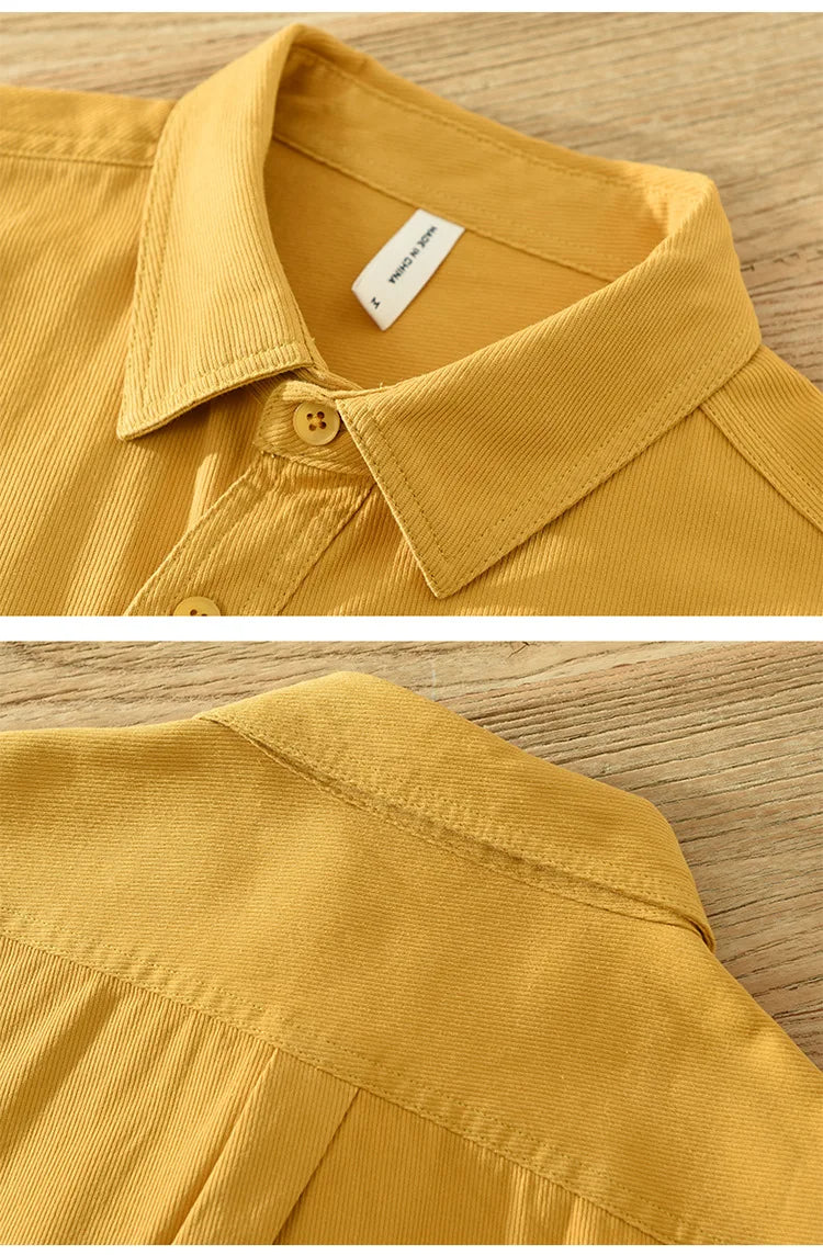 Camisa de algodão de manga curta