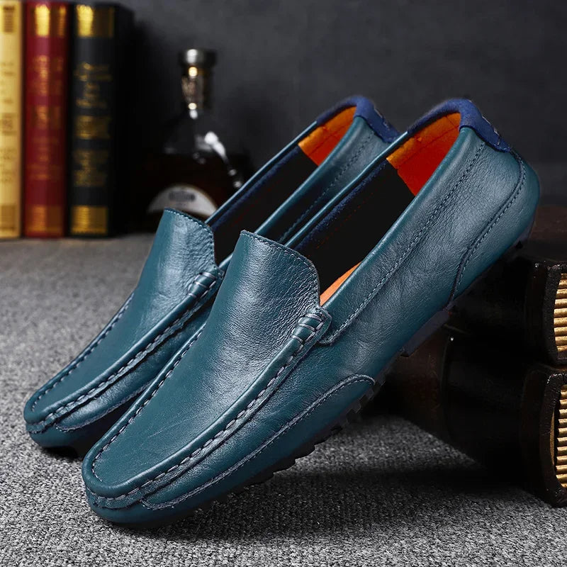 Mocassins de couro vintage