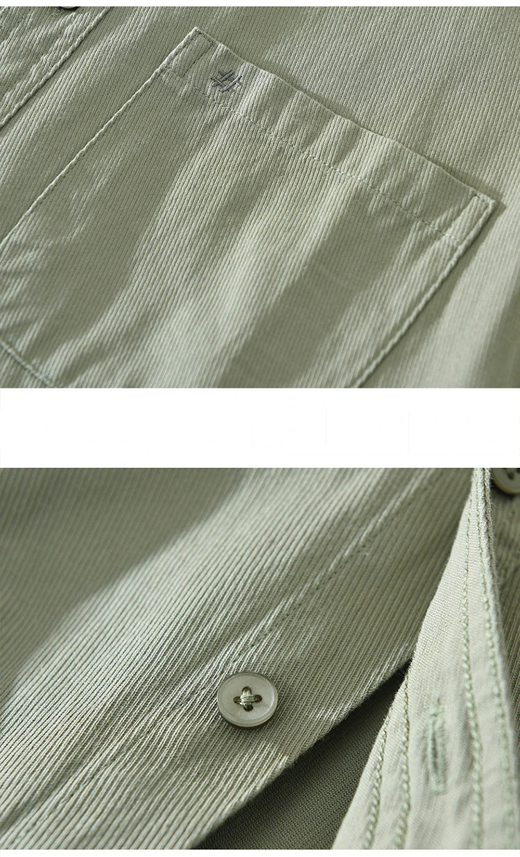 Camisa de algodão de manga curta