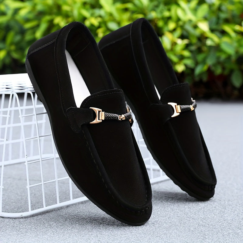 Mocassins de negócios em camurça