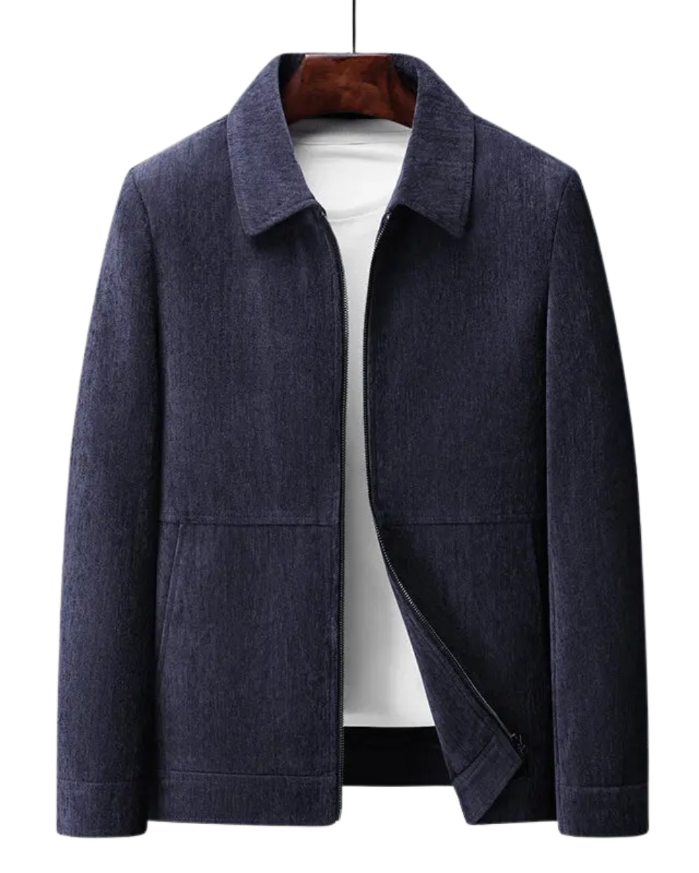 Casaco de tecido elegante