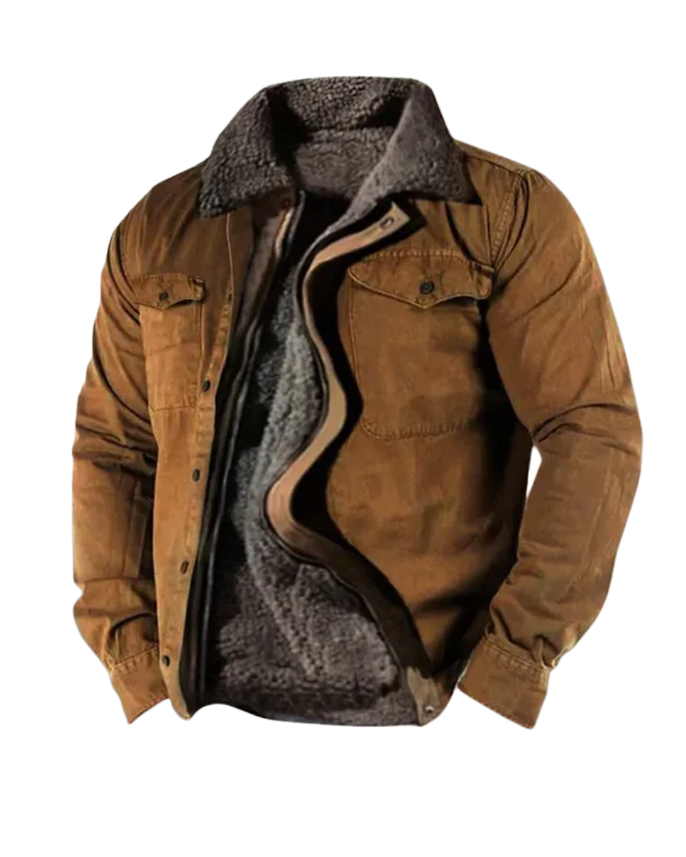 Casaco de algodão ocidental vintage