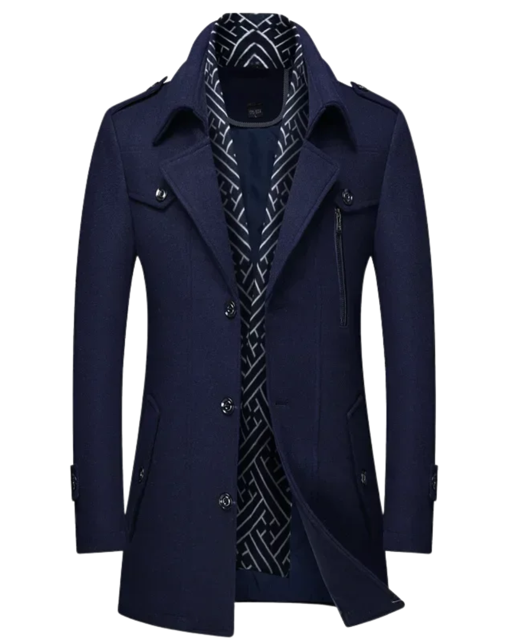 Casaco elegante de lã