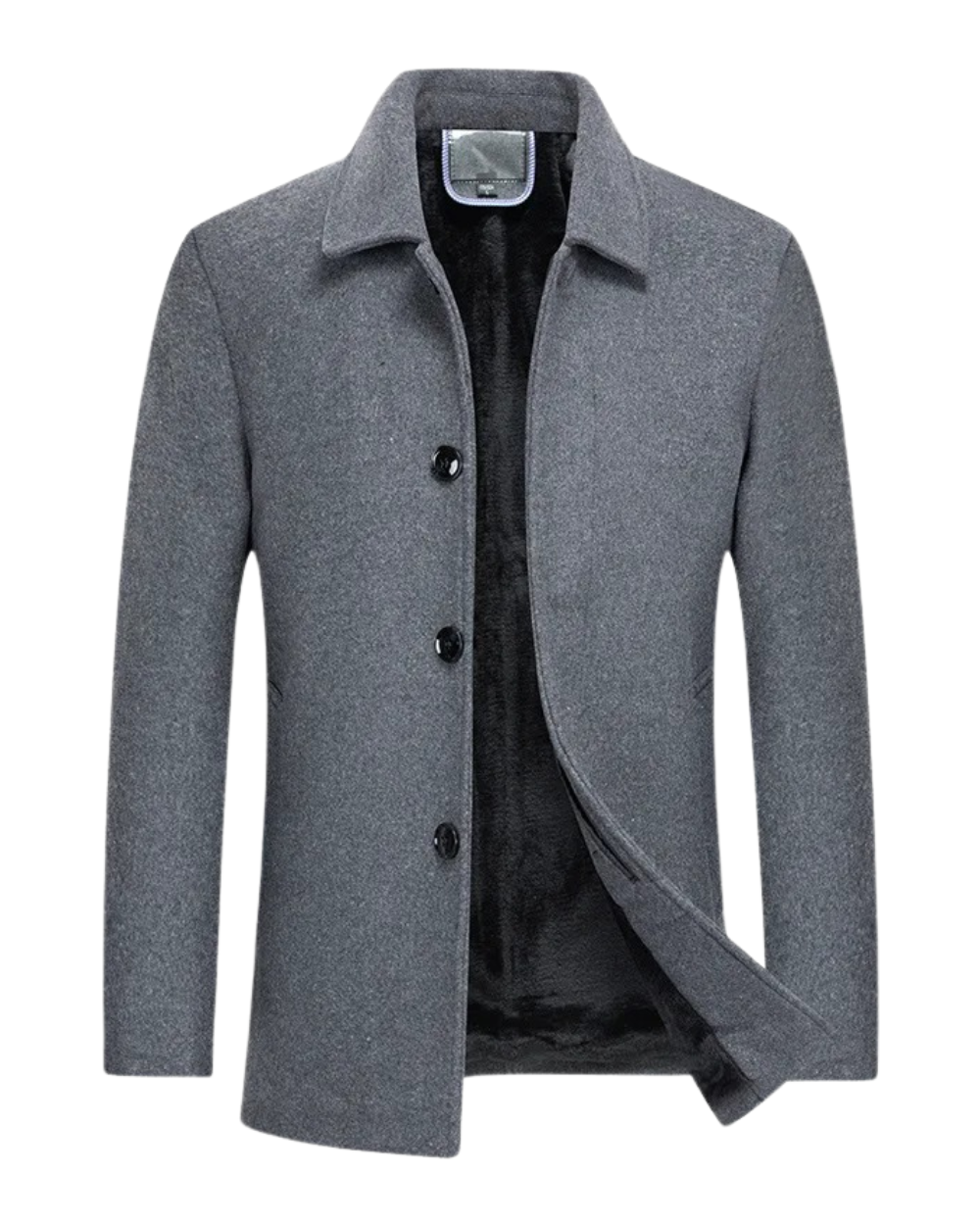 Casaco de lã casual