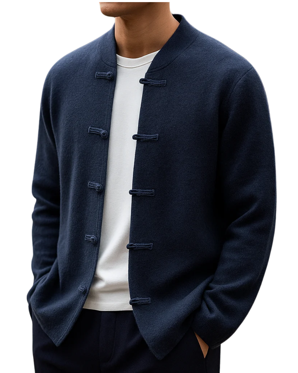 Casaco de caxemira elegante