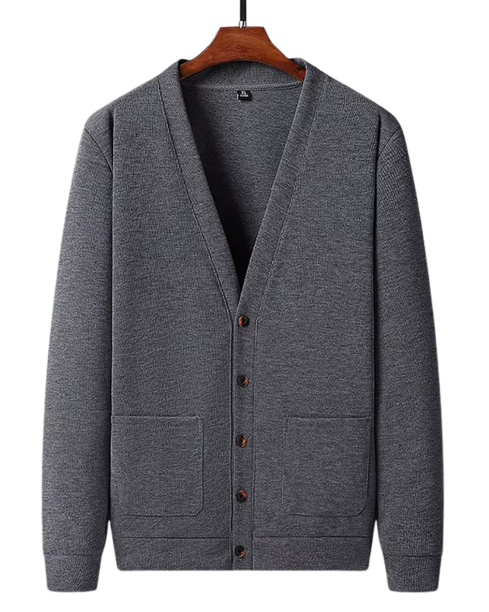 Casaco elegante com decote em V