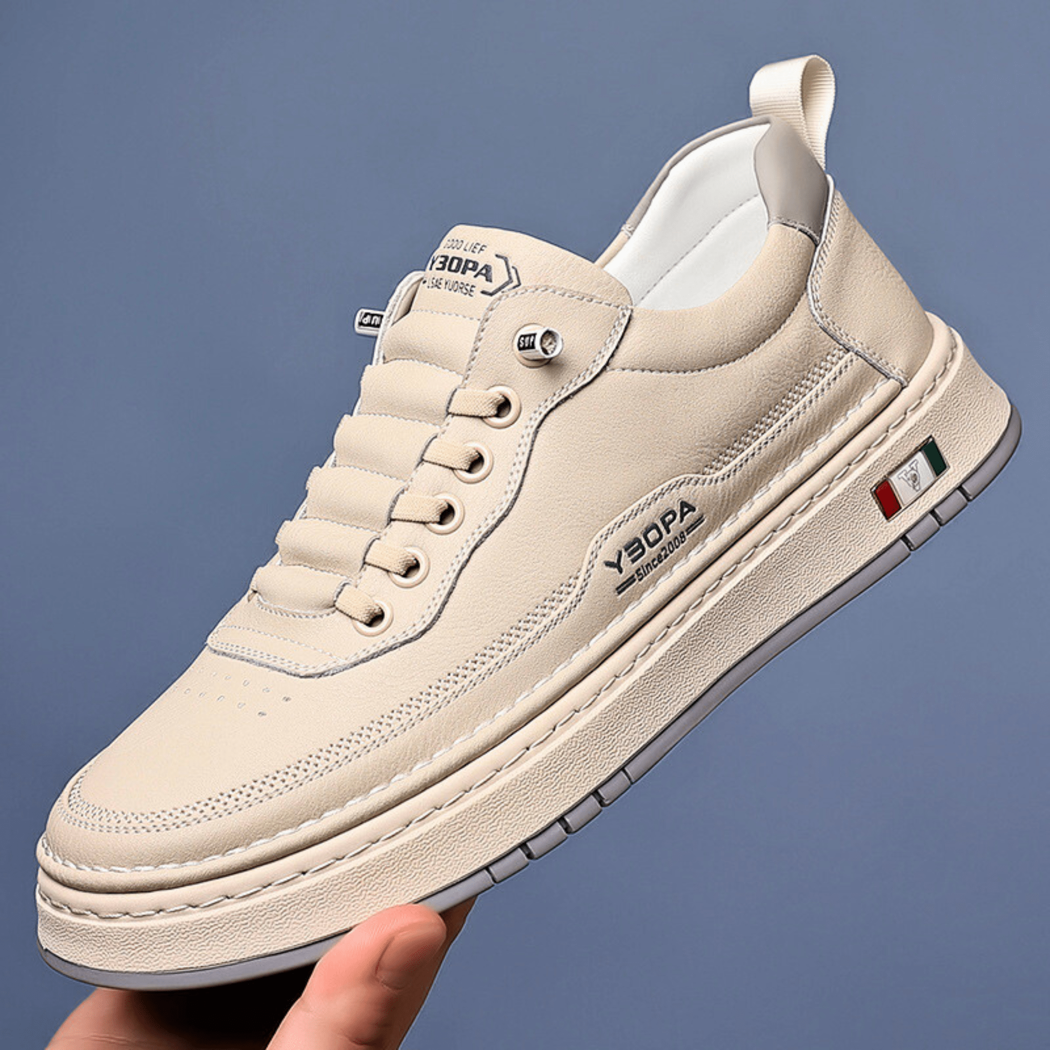 Sapatos de couro italiano